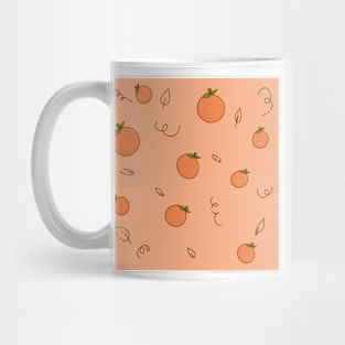 Orange pattern Mug